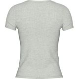 PCMAY - T-shirt - Mélange - Jersey - Ronde Hals - Kwartmouw
