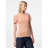 Pcruka Ss Top Noos Bc - Mandarijn Oranje - Slim Fit - Korte Mouwen