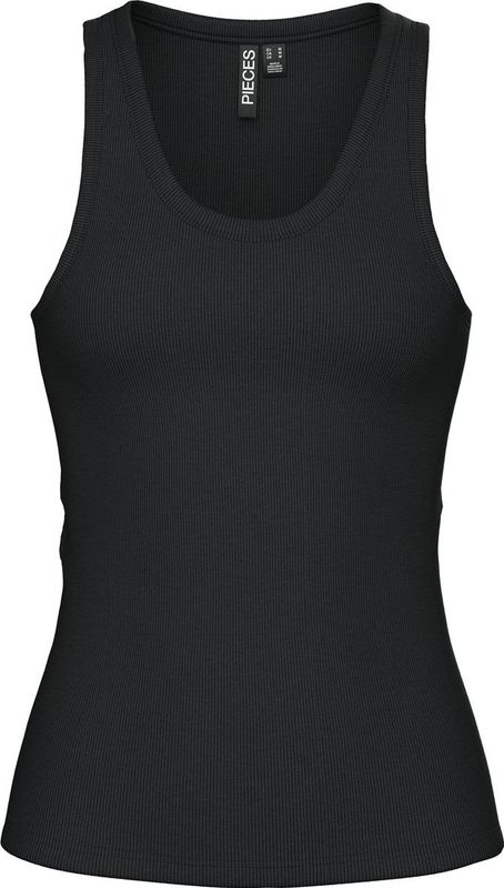 Tanktop - Zacht Rib - U-hals - Mouwloos - Nauwsluitend