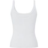 Pieces - Pcmay Strap Top - Top - Bright White - Katoenmix