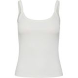 Pieces - Pcmay Strap Top - Top - Bright White - Katoenmix