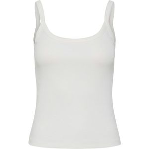 Pieces - Pcmay Strap Top - Top - Bright White - Katoenmix