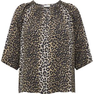 Carnova - Tuniek - Regular Fit - O-hals - 3/4 Mouwen - Knoopsluiting