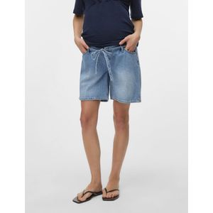 Denim Shorts - Lichtblauw - Katoen - Loose Fit