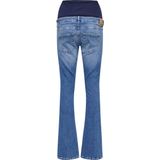 Flared Fit Jeans - Blauw - Katoen - Maternity