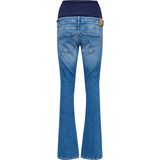 Flared Fit Jeans - Blauw - Katoen - Maternity