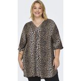 ONLY CARMAKOMA - Tuniek - Zwart - Viscose - Regular Fit