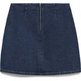 Vmnelly - High Waist - Denim Rok - Stonewash