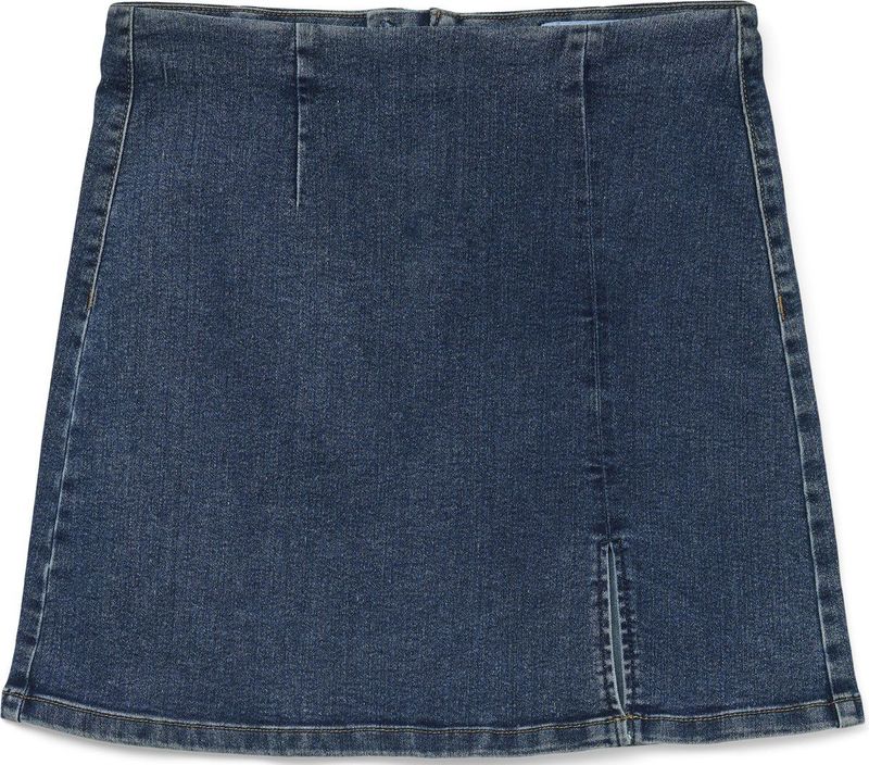 Vmnelly - High Waist - Denim Rok - Stonewash