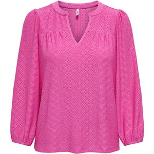 Fuchsia T-shirt - Regular Fit - 95% Polyester - 5% Elastaan