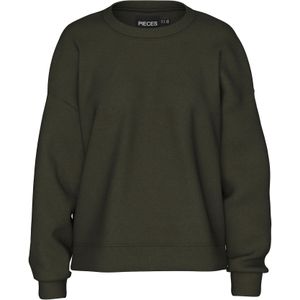 Pieces Pcchilli Ls Loose Sweat Noos Bc, roze., XS