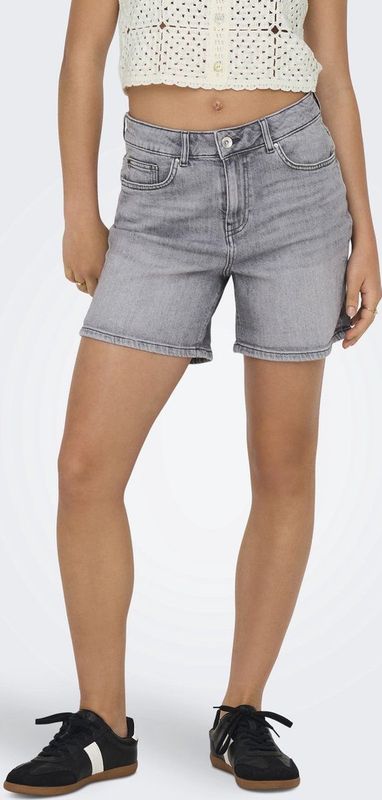 Jeans - Effen - Denim - Light Washed - Regular Fit - Mid Waist