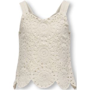 ONLY kids meisjes top YVONNE Egret Regular Fit