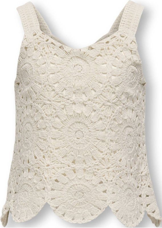 ONLY kids meisjes top YVONNE Egret Regular Fit