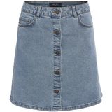 NOISY MAY - Nmronnie Nw A Shape Rok - Lichtblauw - 1 Stuk