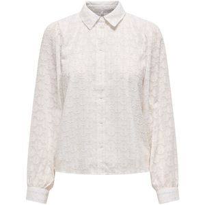 Only Blouse Lange Mouwen - Off-White - Luchtige Pasvorm