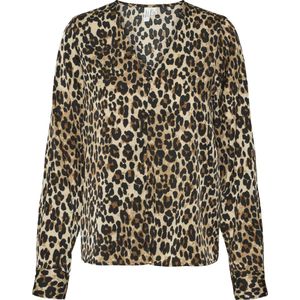 VERO MODA Blouse  beige / bruin / zwart