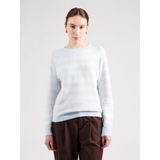 Vero Moda - VMDOFFY LS O-NECK BLOUSE GA NOOS - Cashmere Blue Stripes - Regular Fit