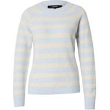 Vero Moda - VMDOFFY LS O-NECK BLOUSE GA NOOS - Gebreide Trui - Cashmere Blue