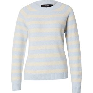 Vero Moda - VMDOFFY LS O-NECK BLOUSE GA NOOS - Cashmere Blue Stripes - Regular Fit