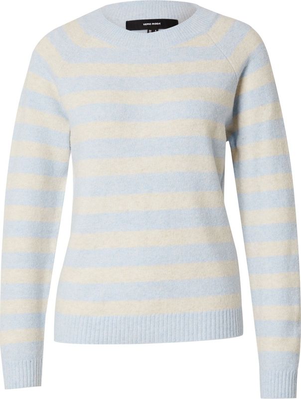 Vero Moda - VMDOFFY LS O-NECK BLOUSE GA NOOS - Gebreide Trui - Cashmere Blue