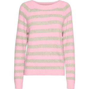 VERO MODA Vmdoffy LS O-Neck Blouse Ga Noos, Pink-a-Boo, L Dames, Pink-a-boo, L