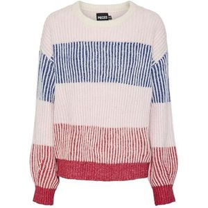 Oversized Trui - Nolo - Gebreid - Gerecycled Materiaal - Ronde Hals - Gestreept