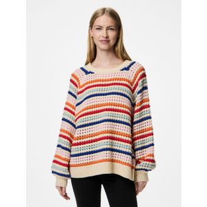 PIECES - Pcdosla - Tricot Top - Bouleau/Rayures - Multicolore