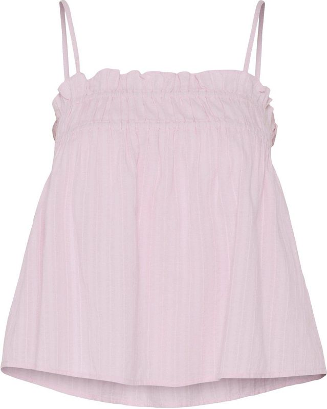 Pieces - Mouwloze Top - Lichtroze - Wijd Model