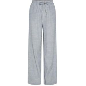 Pieces - APIA - Damesbroek - Gestreept - Mix van Katoen en Linnen