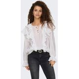 JDY - Jdybeth - Top - V-Hals - Lange Mouwen - Regular Fit