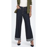 ONLY - ONLHOPE HW WIDE FOLD UP RINSE DNM CRO - Dames - Jeans