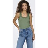 Jacqueline de Yong - Etoile - Tanktop - Zwart - 97% Viscose, 3% Elastan