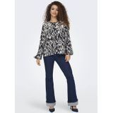 JDY - Bedrukt Hemd - Zwart - Viscose