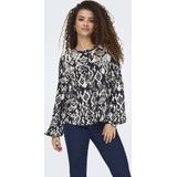 JDY - Bedrukt Hemd - Zwart - Viscose