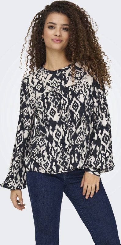 JDY - Bedrukt Hemd - Zwart - Viscose