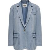 Only Blazer Onlcory Ls Dnm Blazer Gua 15338592 Light Blue Denim Dames