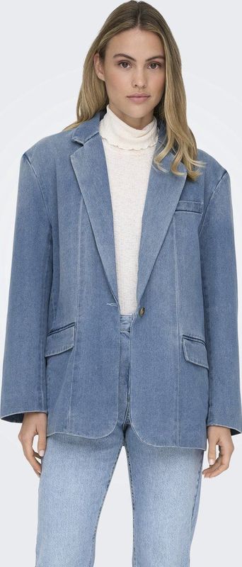 Only Blazer Onlcory Ls Dnm Blazer Gua 15338592 Light Blue Denim Dames