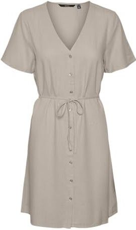 Vmmymilo - Korte Jurk - V-Hals - Korte Mouwen - Loose Fit