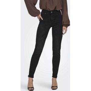 Jacqueline de Yong - Skinny Jeans - Zwart - 98% Katoen, 2% Elastaan