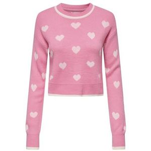 JDY - Gebreide Pullover - O-hals - Lange Mouwen - Kort - Knit Fit