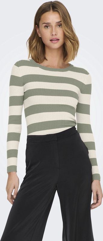 JDYPLUM - Trui - Groen - 80% Viscose 20% Nylon