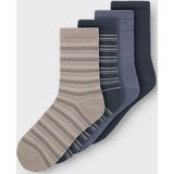 Sokken - Jacquard - 4-pack - Zacht en Gezellig - Voor Kinderen