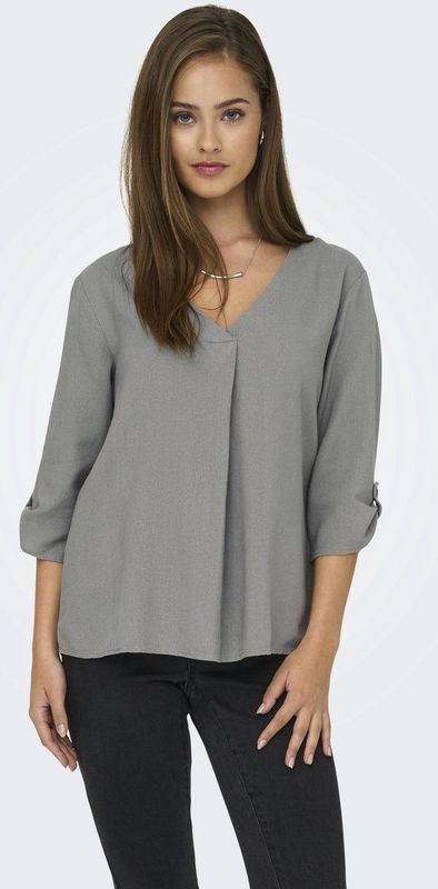 JDY - Top - V-Hals - Korte Mouwen - Regular Fit