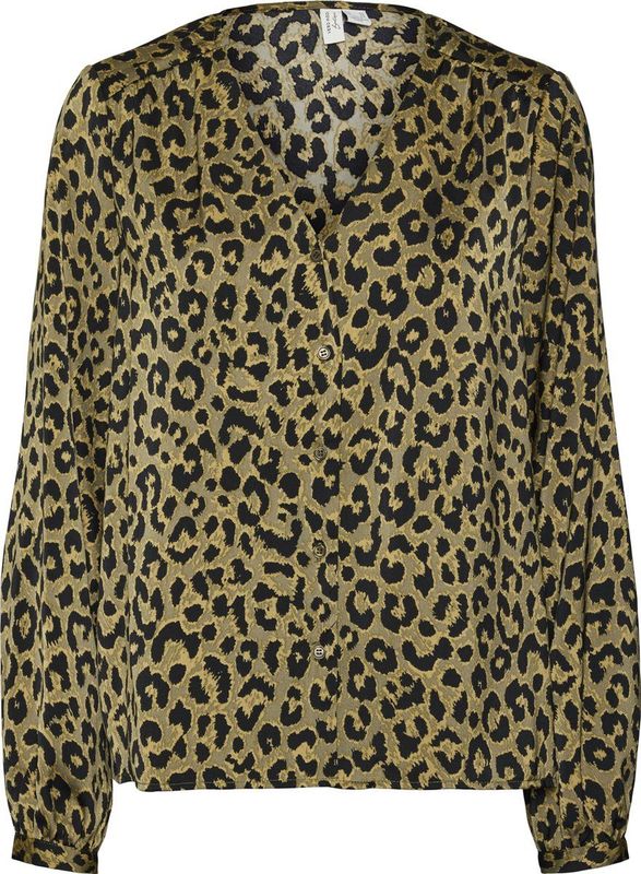 VMAMELA - Blouse - Dierenprint - Gerecycled Materiaal - Lange Mouw