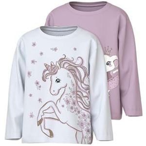 NAME IT - NMFVALIANE 2P LS NREG TOP - Meisjes - Lange mouwen shirts