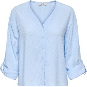 JDY - DIANA LIFE - Dobby Blouse - Wit - Katoen