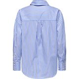 Jacqueline de Yong Blouse Jdyvesper Loose Striped Shirt 8857 Cloud Dancer/cornflower Dames