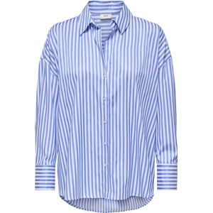 Jacqueline de Yong Blouse Jdyvesper Loose Striped Shirt 8857 Cloud Dancer/cornflower Dames
