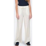 JDY - Harembroek - Wit - Geweven stof - High Waist - Loose Fit